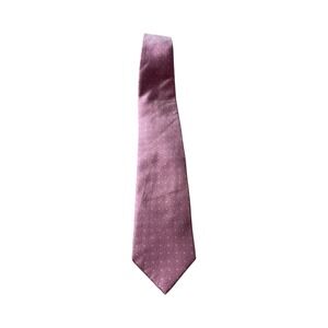 Byron Men's Necktie Pink Geometric Patterned Silk‎ Italian Designer Tie